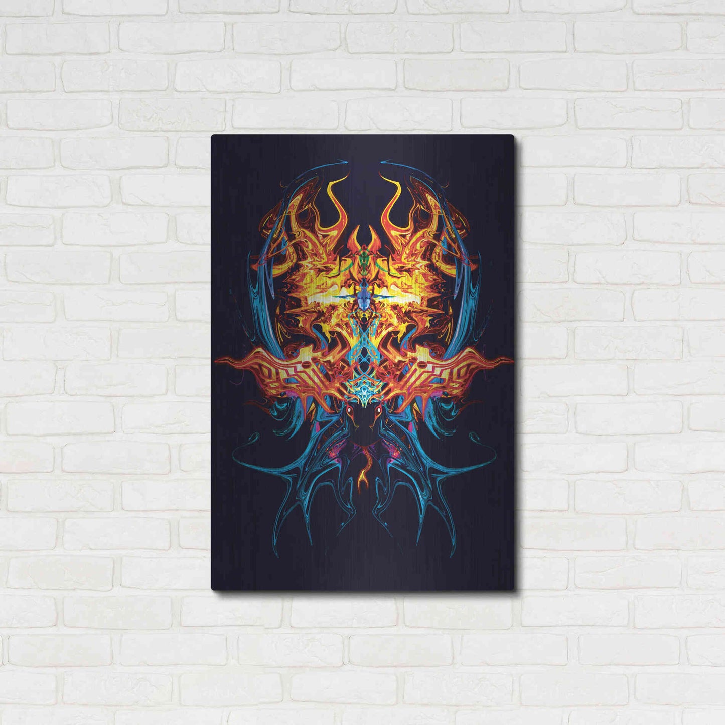 Luxe Metal Art 'Scarab' by Michael StewArt, Metal Wall Art,24x36