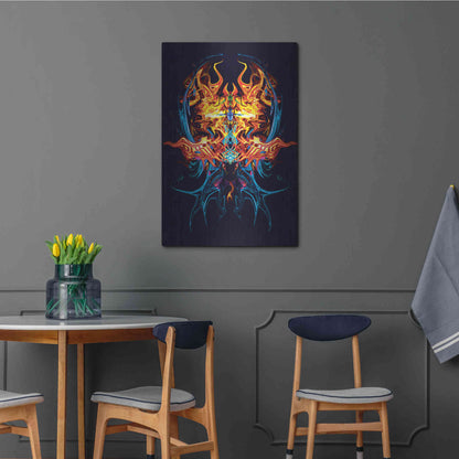 Luxe Metal Art 'Scarab' by Michael StewArt, Metal Wall Art,24x36