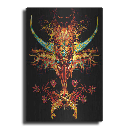 Luxe Metal Art 'Spaghetti Western' by Michael StewArt, Metal Wall Art