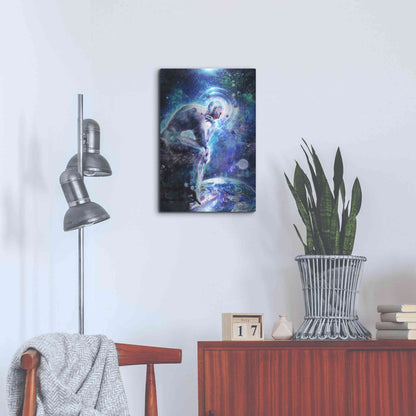 Luxe Metal Art 'The Mystery of Ourselves' by Cameron Gray, Metal Wall Art,16x24