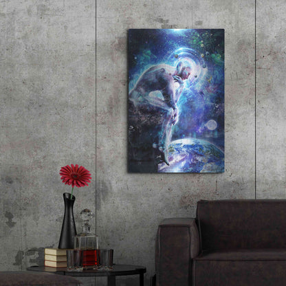 Luxe Metal Art 'The Mystery of Ourselves' by Cameron Gray, Metal Wall Art,24x36