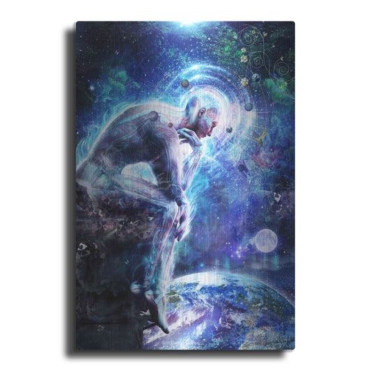 Luxe Metal Art 'The Mystery of Ourselves' by Cameron Gray, Metal Wall Art