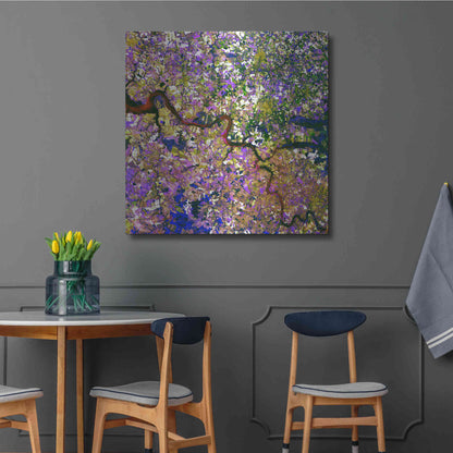 Luxe Metal Art 'Earth As Art: Tessera Mosaic' Metal Wall Art,36x36