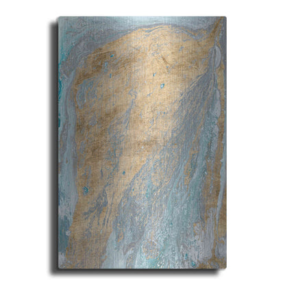 Luxe Metal Art 'Fjord II' by Alicia Ludwig Metal Wall Art