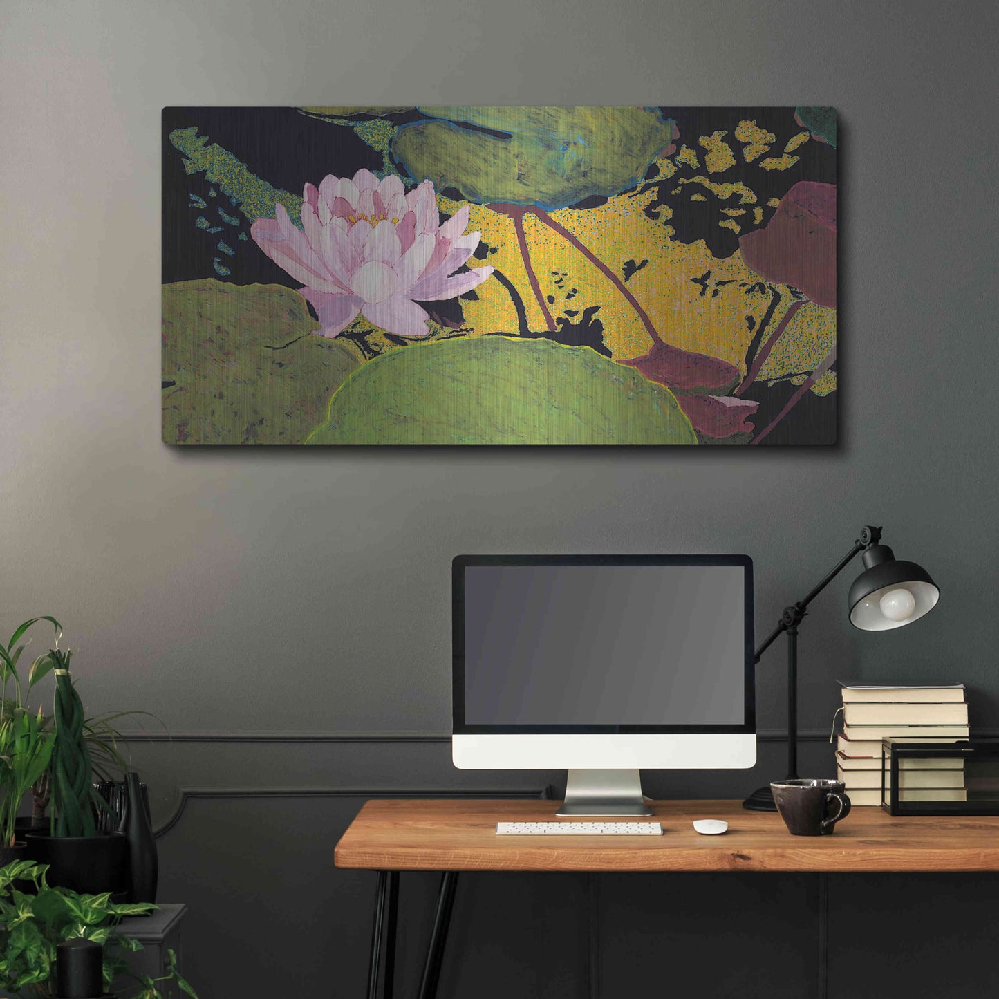 Luxe Metal Art 'Georgia Summer' by Allan Friedlander Metal Wall Art,48x24