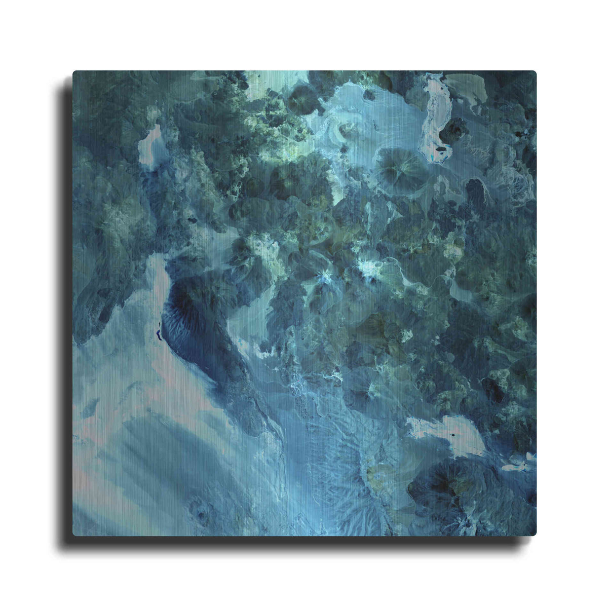 Luxe Metal Art 'Earth As Art: Volcanoes' Metal Wall Art
