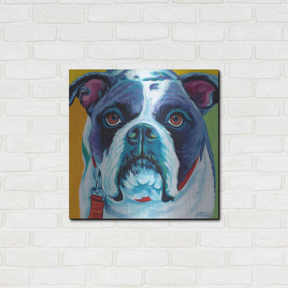 Luxe Metal Art 'Cute Pups II' by Carolee Vitaletti Metal Wall Art,24x24