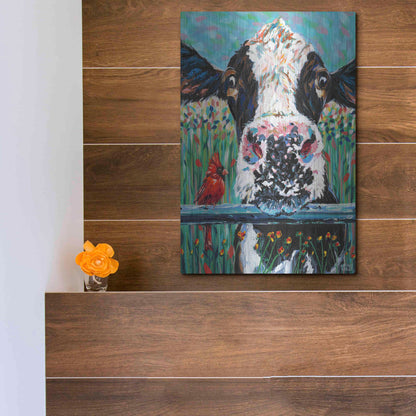 Luxe Metal Art 'Farm Buddies I' by Carolee Vitaletti Metal Wall Art,12x16