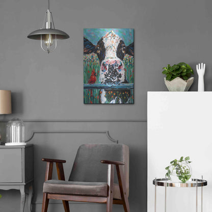 Luxe Metal Art 'Farm Buddies I' by Carolee Vitaletti Metal Wall Art,16x24