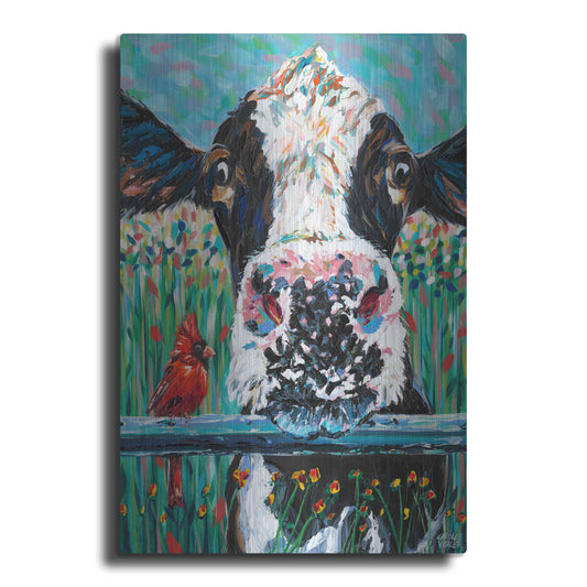 Luxe Metal Art 'Farm Buddies I' by Carolee Vitaletti Metal Wall Art