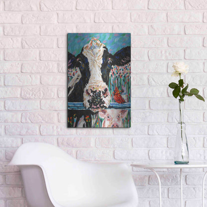 Luxe Metal Art 'Farm Buddies II' by Carolee Vitaletti Metal Wall Art,16x24