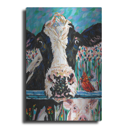 Luxe Metal Art 'Farm Buddies II' by Carolee Vitaletti Metal Wall Art