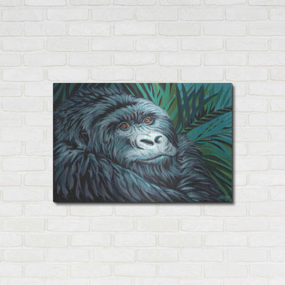 Luxe Metal Art 'Jungle Monkey II' by Carolee Vitaletti Metal Wall Art,36x24