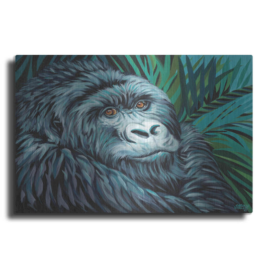 Luxe Metal Art 'Jungle Monkey II' by Carolee Vitaletti Metal Wall Art