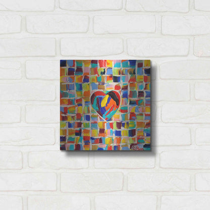 Luxe Metal Art 'Love of Color II' by Carolee Vitaletti Metal Wall Art,12x12