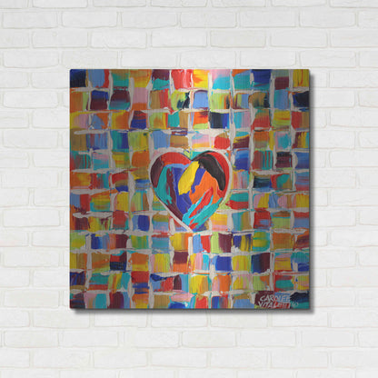 Luxe Metal Art 'Love of Color II' by Carolee Vitaletti Metal Wall Art,36x36