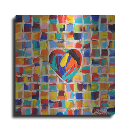 Luxe Metal Art 'Love of Color II' by Carolee Vitaletti Metal Wall Art