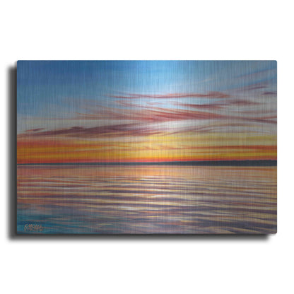 Luxe Metal Art 'Tranquil Sky I' by Carolee Vitaletti Metal Wall Art