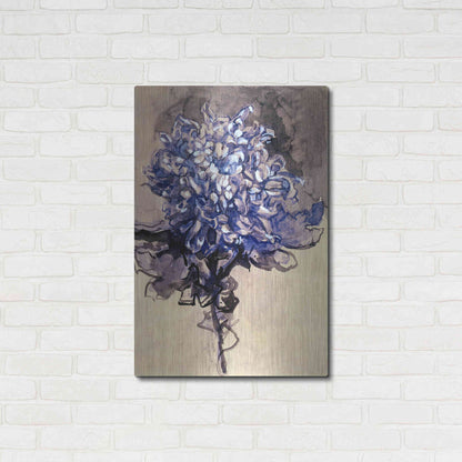 Luxe Metal Art 'Chrysanthemum' by Piet Mondrian, Metal Wall Art,24x36