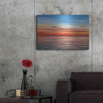 Luxe Metal Art 'Tranquil Sky II' by Carolee Vitaletti Metal Wall Art,36x24