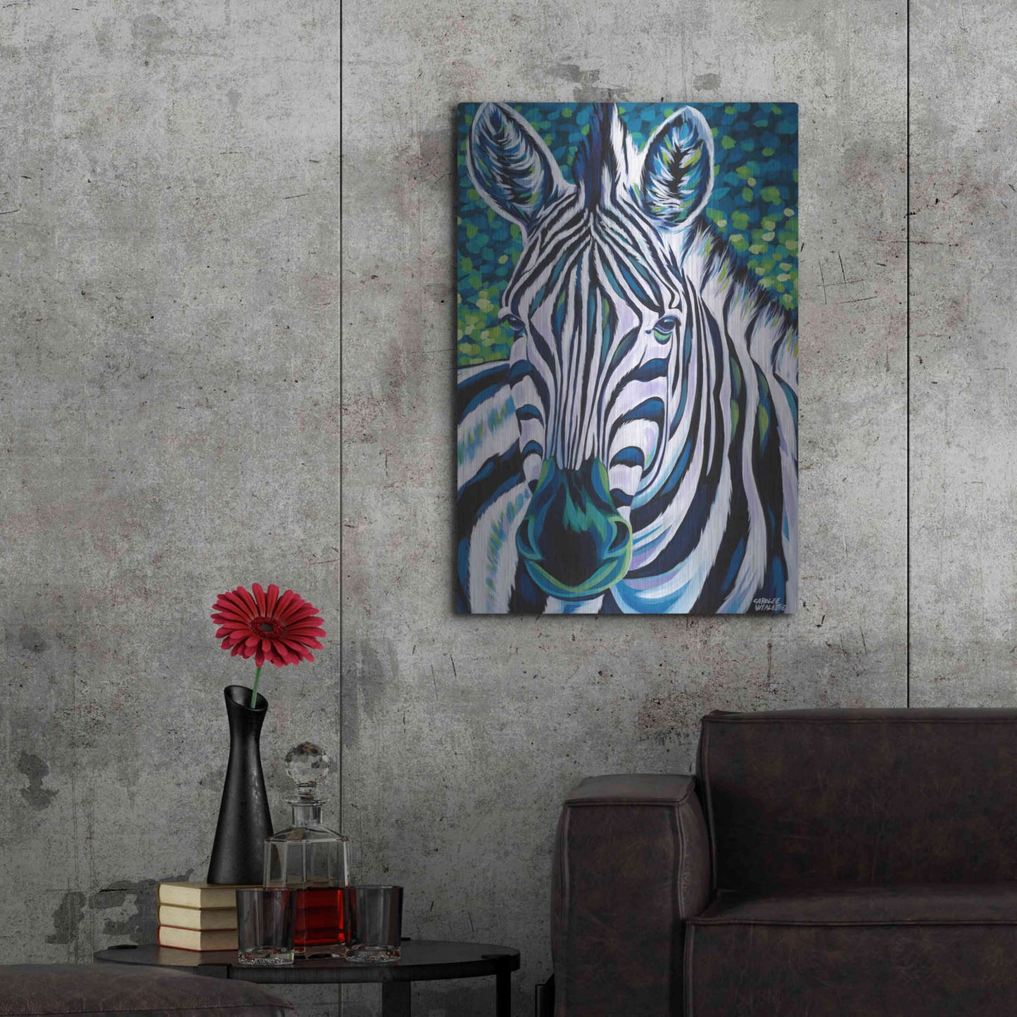 Luxe Metal Art 'Wild Africa III' by Carolee Vitaletti Metal Wall Art,24x36