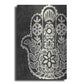 Luxe Metal Art 'Night Hamsa II' by Chariklia Zarris Metal Wall Art