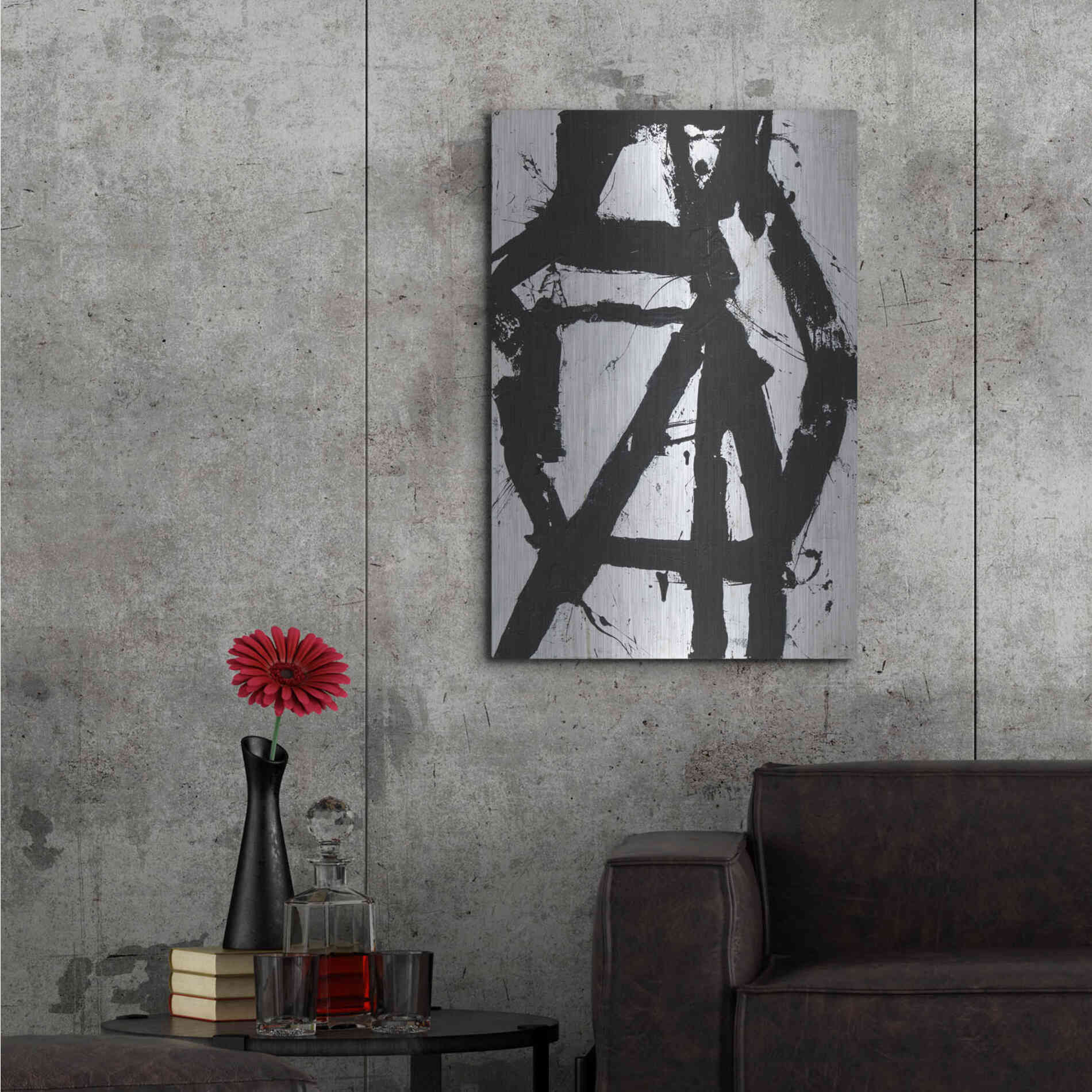 Luxe Metal Art 'Ace of Spades I' by Erin Ashley, Metal Wall Art,24x36