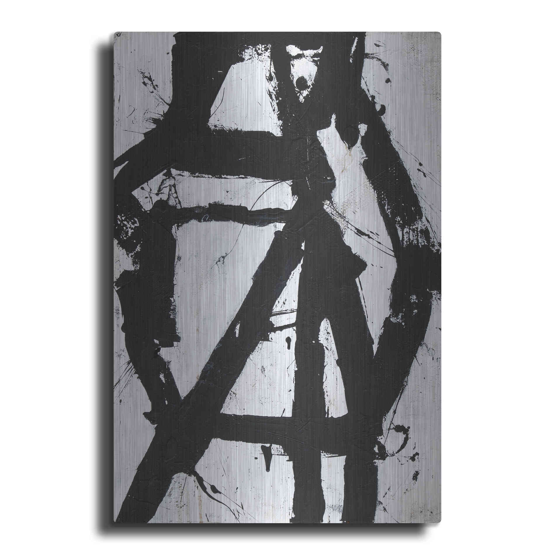 Luxe Metal Art 'Ace of Spades I' by Erin Ashley, Metal Wall Art