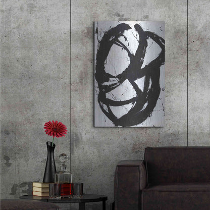 Luxe Metal Art 'Ace of Spades II' by Erin Ashley Metal Wall Art,24x36