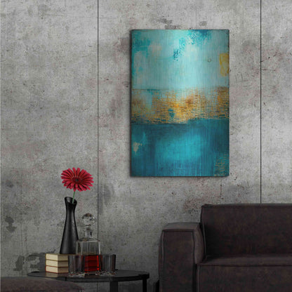 Luxe Metal Art 'Castle Court' by Erin Ashley Metal Wall Art,24x36