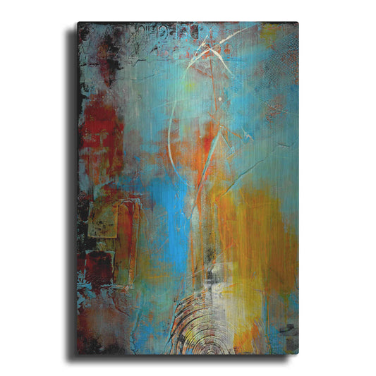 Luxe Metal Art 'Detour 84 I' by Erin Ashley Metal Wall Art