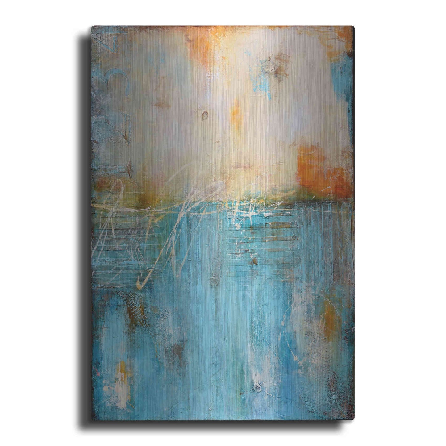 Luxe Metal Art 'Forgotten Password' by Erin Ashley Metal Wall Art