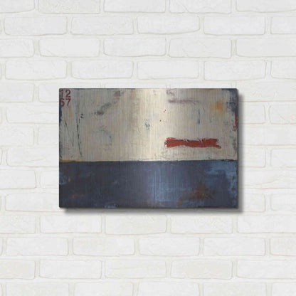 Luxe Metal Art 'Label 1267' by Erin Ashley Metal Wall Art,24x16