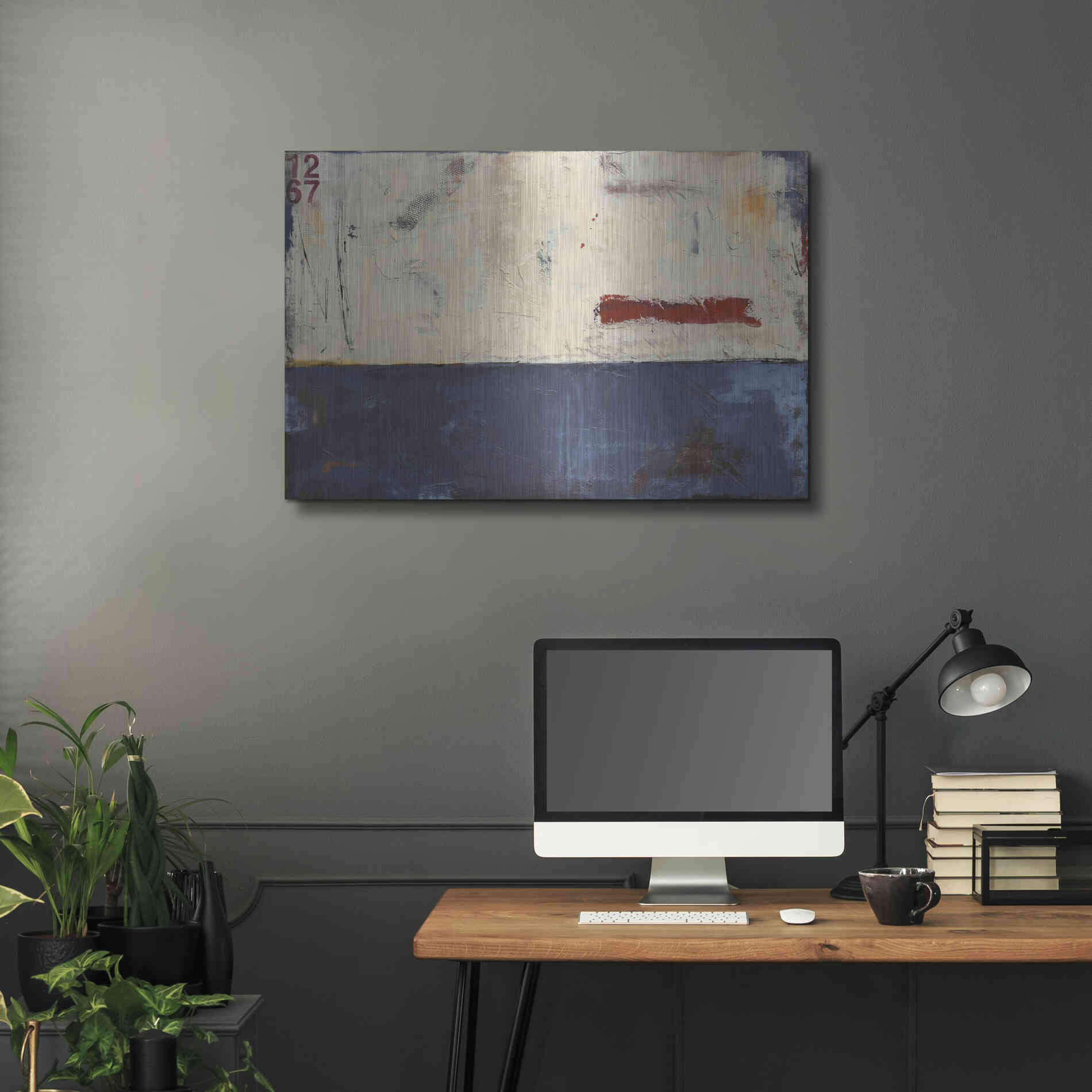 Luxe Metal Art 'Label 1267' by Erin Ashley Metal Wall Art,36x24