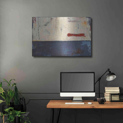 Luxe Metal Art 'Label 1267' by Erin Ashley Metal Wall Art,36x24