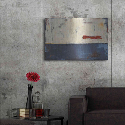 Luxe Metal Art 'Label 1267' by Erin Ashley Metal Wall Art,36x24