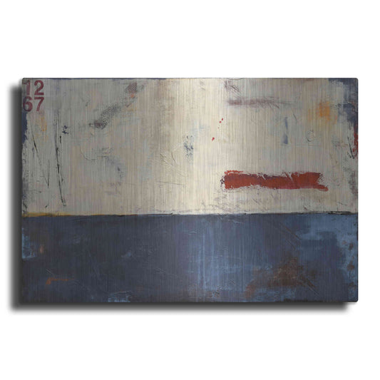 Luxe Metal Art 'Label 1267' by Erin Ashley Metal Wall Art