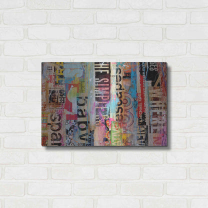 Luxe Metal Art 'Metro Mix 21 II' by Erin Ashley Metal Wall Art,24x16