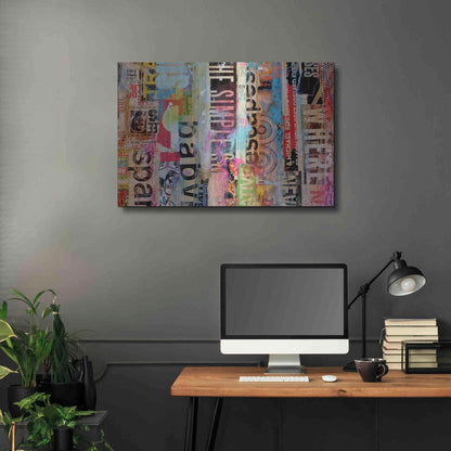 Luxe Metal Art 'Metro Mix 21 II' by Erin Ashley Metal Wall Art,36x24