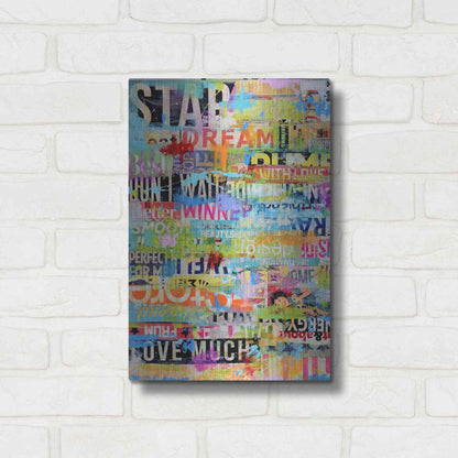 Luxe Metal Art 'Metro Mix 33 I' by Erin Ashley Metal Wall Art,12x16