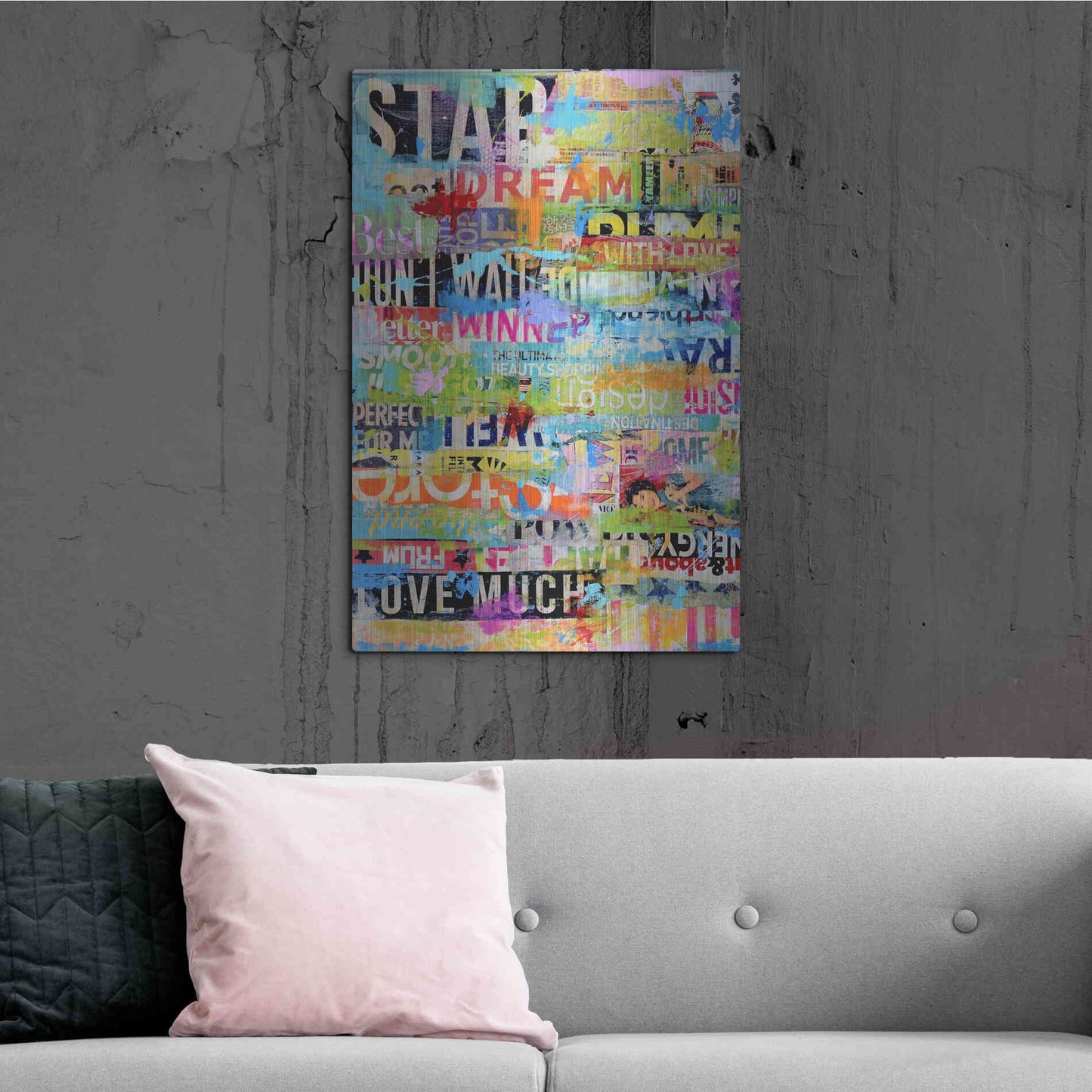 Luxe Metal Art 'Metro Mix 33 I' by Erin Ashley Metal Wall Art,24x36