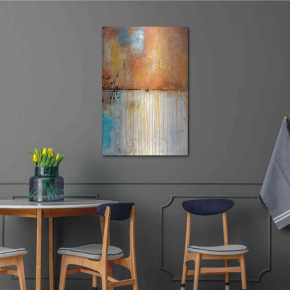 Luxe Metal Art 'November Rain I' by Erin Ashley Metal Wall Art,24x36