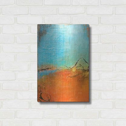 Luxe Metal Art 'Tokyo I' by Erin Ashley Metal Wall Art,16x24