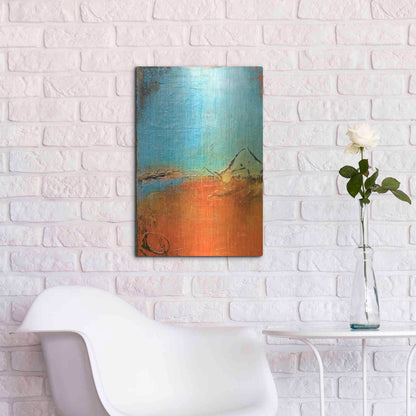 Luxe Metal Art 'Tokyo I' by Erin Ashley Metal Wall Art,16x24