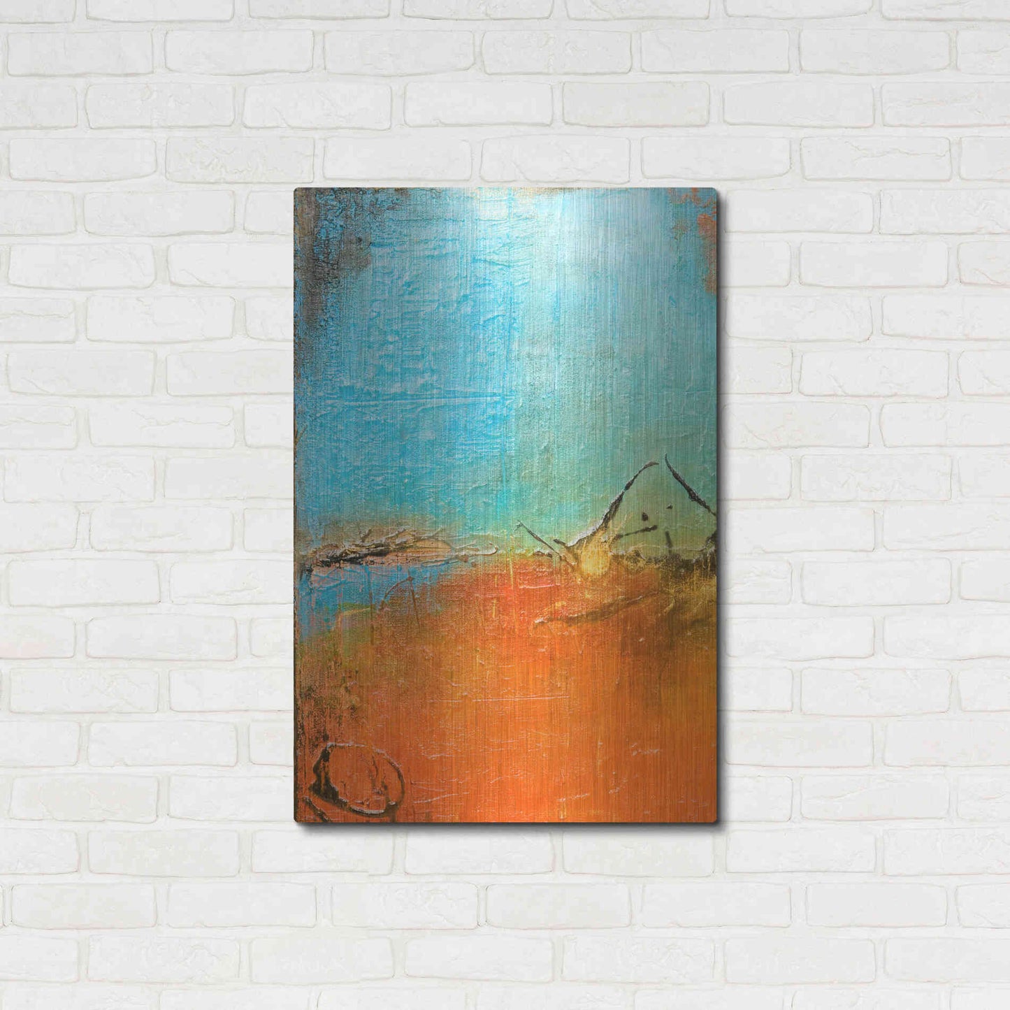 Luxe Metal Art 'Tokyo I' by Erin Ashley Metal Wall Art,24x36