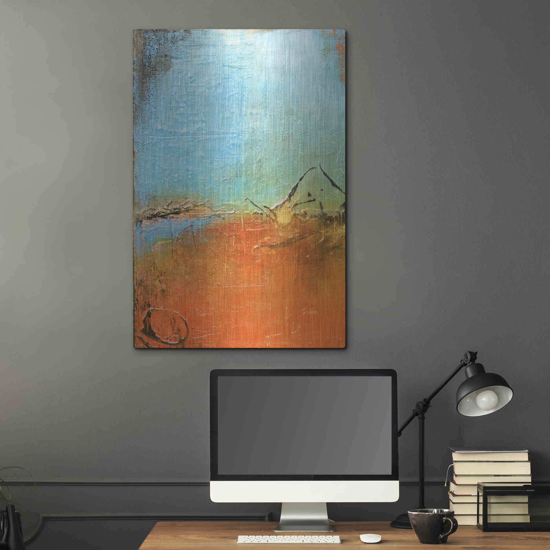 Luxe Metal Art 'Tokyo I' by Erin Ashley Metal Wall Art,24x36