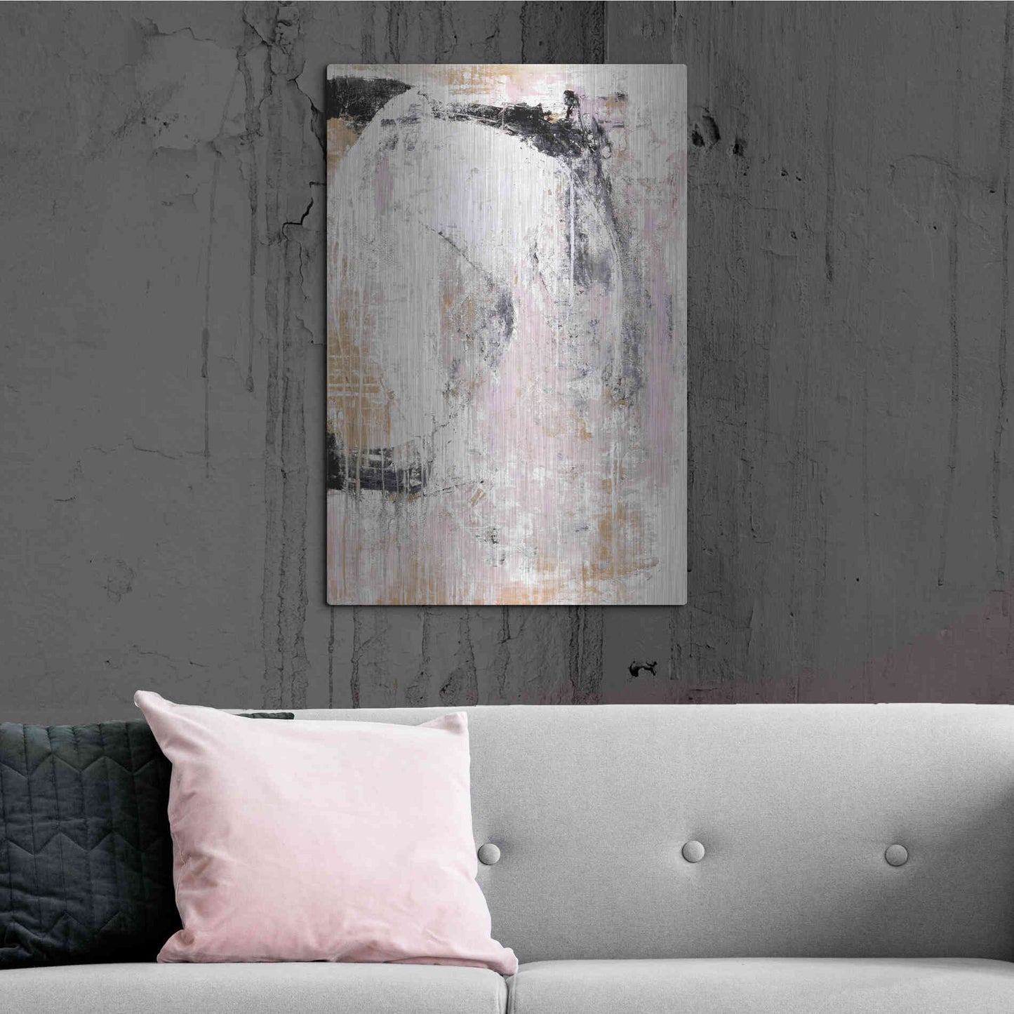 Luxe Metal Art 'Washed Secrets' by Erin Ashley Metal Wall Art,24x36