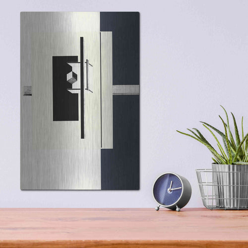 Luxe Metal Art '1o Kestnermappe Proun' by El Lissitzky, Metal Wall Art,12x16