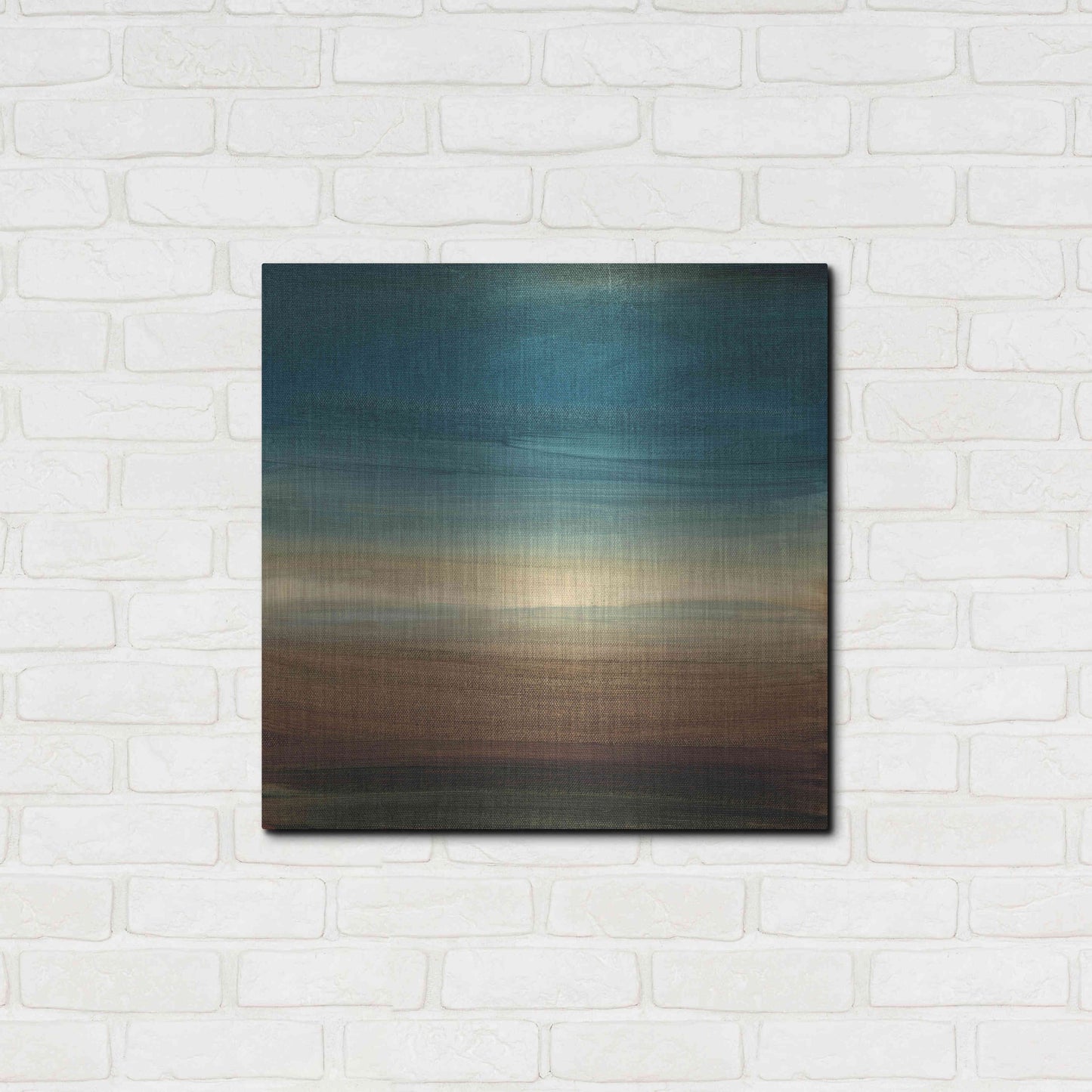 Luxe Metal Art 'Abstract Horizon IV' by Ethan Harper Metal Wall Art,24x24