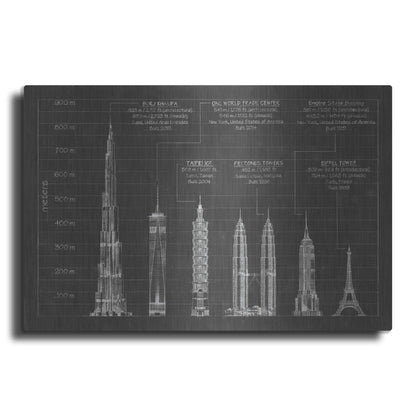 Luxe Metal Art 'Architectural Heights' by Ethan Harper Metal Wall Art